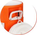 Igloo 10 Gallon Seat Top - Drankdispenser / drankkoeler inclusief bekerhouder - 37 Liter - Oranje - Afbeelding 8