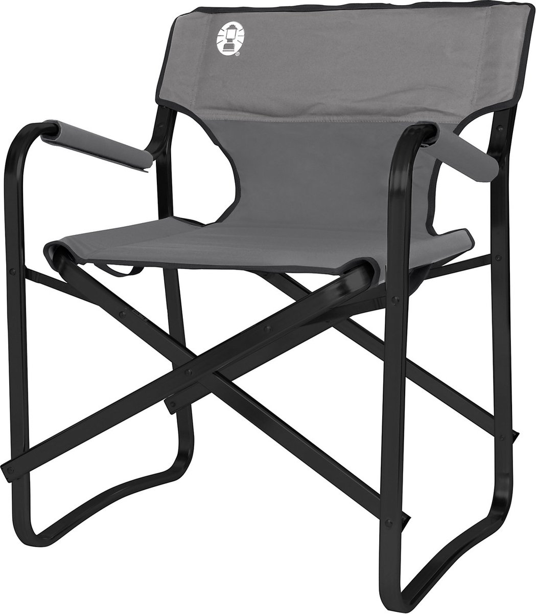 Coleman Staal Deck Campingstoel - Opvouwbaar - Zwart Staal